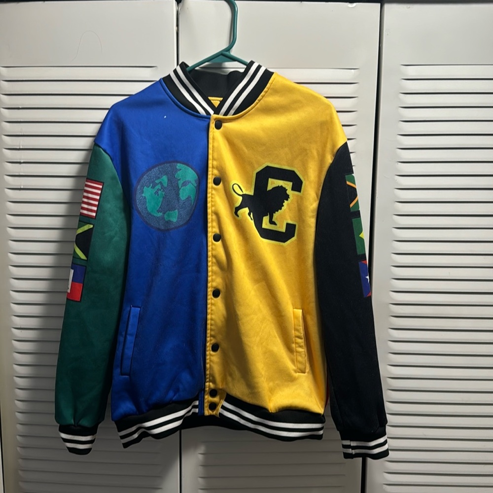 Stitched limited edition varsity jacket SHEIN